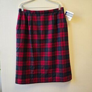 NWT Vintage Pendleton Classic Old Money Preppy Academia LindsayTartan Plaid Wool